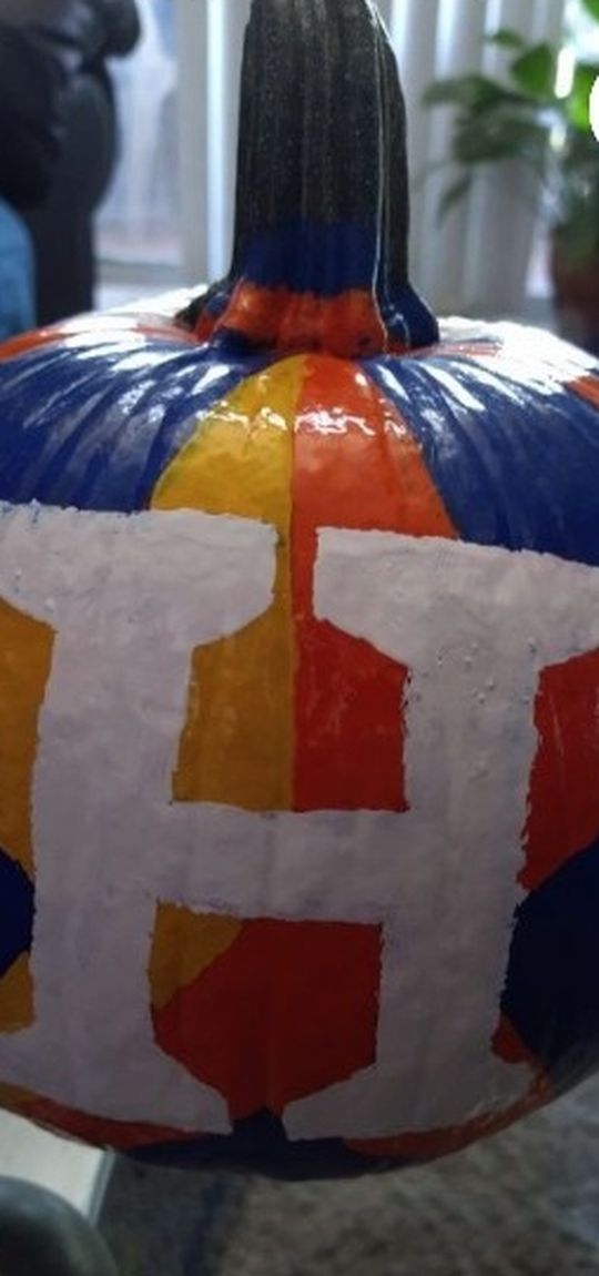 Pumpkin Houston Astros