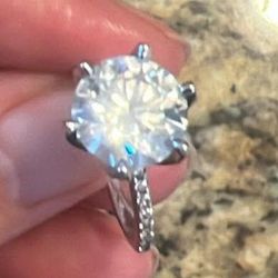 5 Carat Moissanite ring