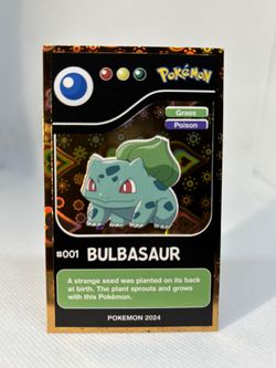 BULBASAUR - BLACK KANTO - POKEMON CARDS - ( PSA , BGS , CGC ) - VERY RARE