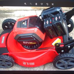 Snapper XD 21 in. 82-Volt Lithium-Ion Cordless Battery StepSense Walk Behind Self Propelled Mower Two 2.0 Batteries and Charger