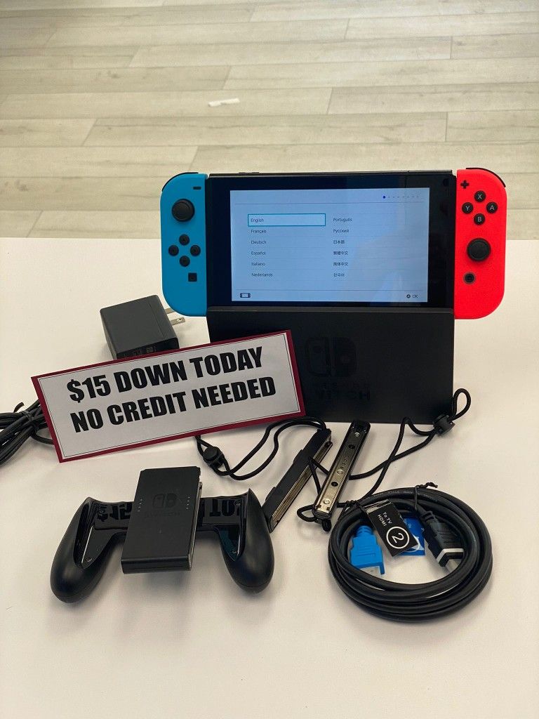 Nintendo Switch V2-$15 To Take It Home Today 