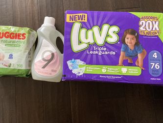Luvs Size 4 Bundle (See Description)