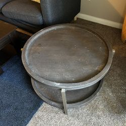 Wood Circle Table