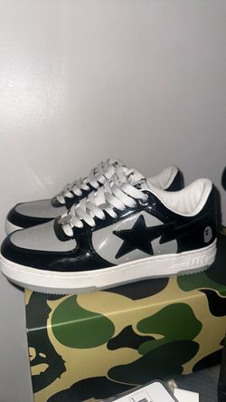 AUTHENTIC Bapesta black and grey