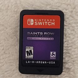 NINTENDO SWITCH SWINTS ROW The Third The Full Package 