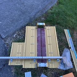 Tablesaw sled and fence with accessories 