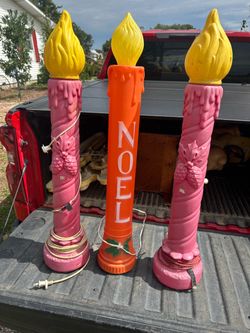 Blow mold candles