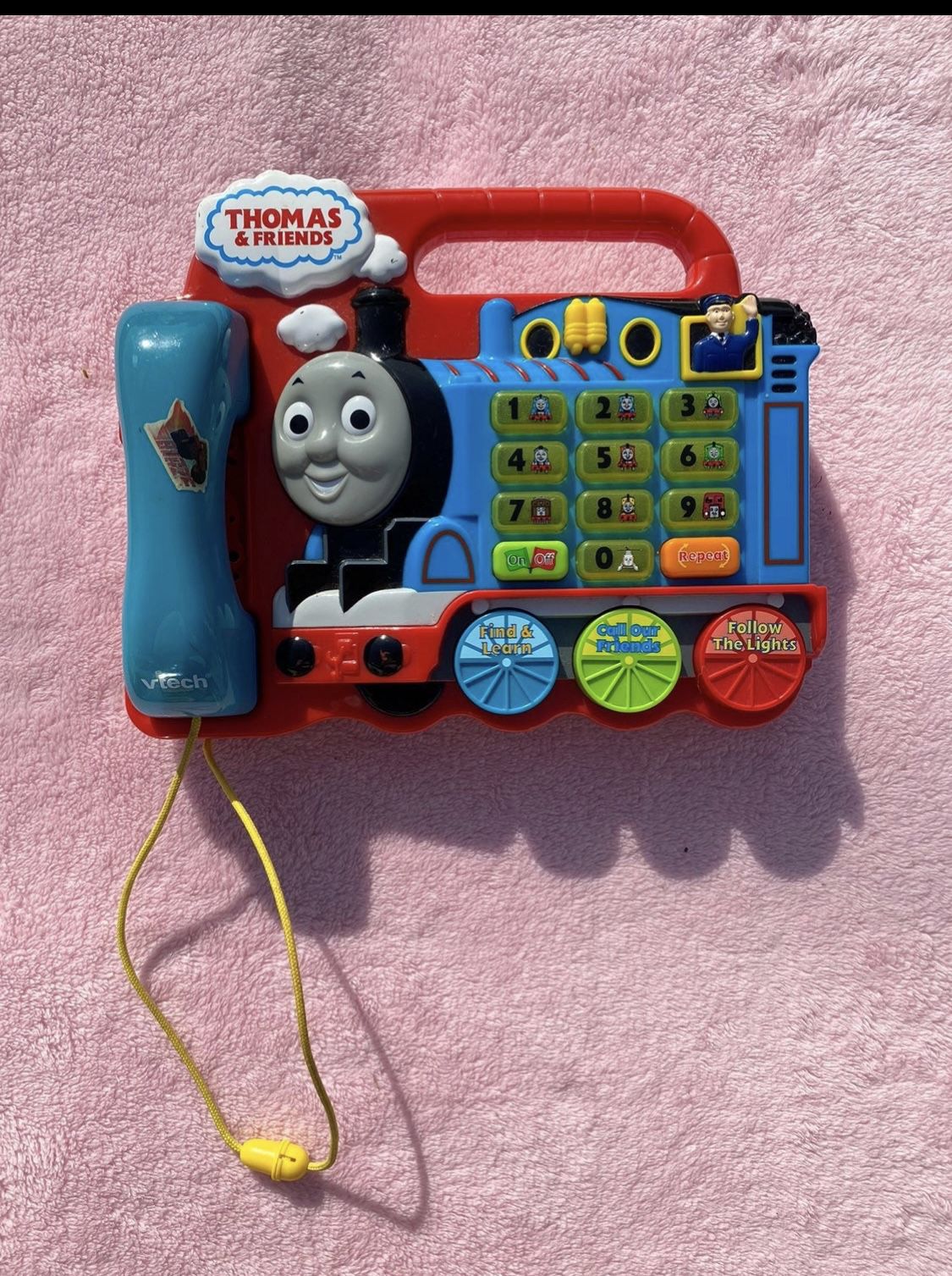 Vtech Thomas & Friends Calling All Friends Phone Find Learn Follow Lights Engine