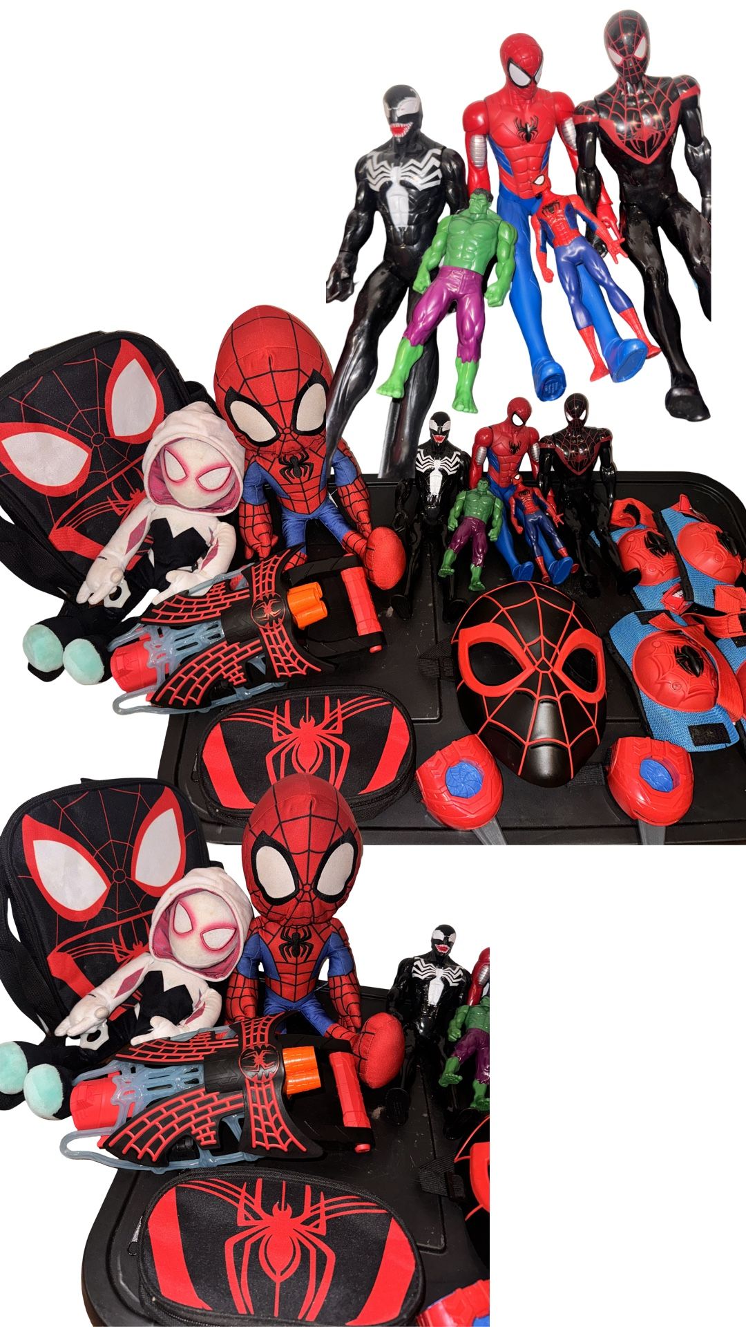 bunch of spider-man stuff