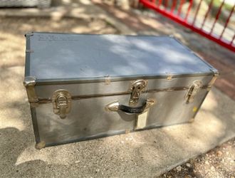 Grey Storage Trunk
