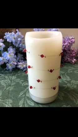 Jeweled Pillar Candle Things Remembered