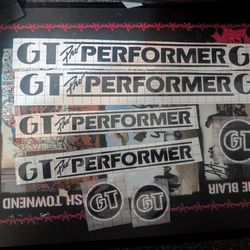 Gt Pro Performer Bmx Custom Sticker Decals