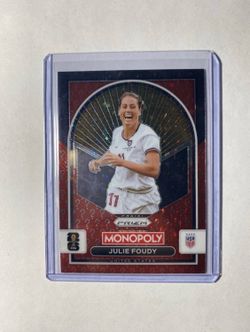 2026 Monopoly Prizm FIFA World Cup Julie Foudy Question Mark /25 SSP #93