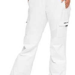 NEW SZ XL Short Insulated Winter Snow Pants Arctix Women Lumi Pull Over Fleece Lined Cargo Pant