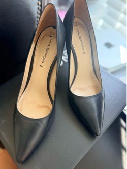 Via Spiga Genuine Leather Heels, Size 8