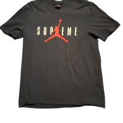 Supreme Jordan Mens M Black Tshirt 