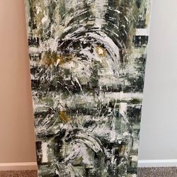 Original Abstract Painting 30"x60" 