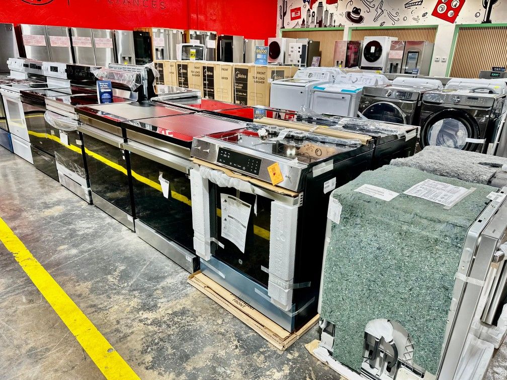 Brand New Electric Stoves for $499 and Up More
