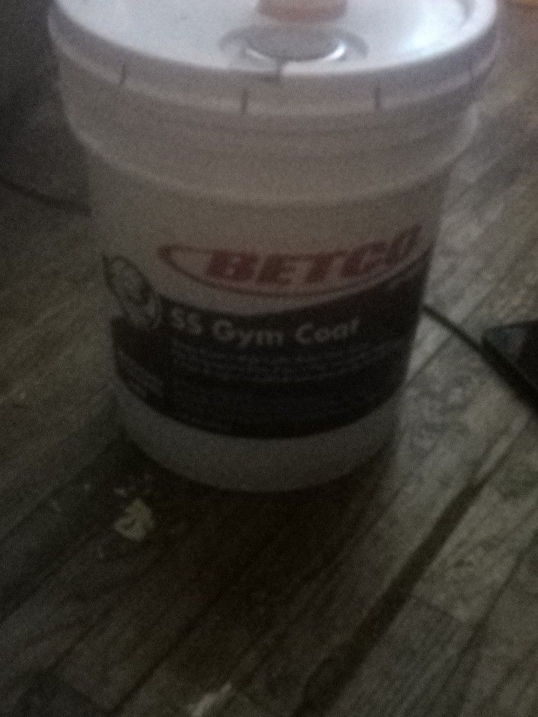 Betco SS Gym Coat Wood Coating 680 And Catalyst Plus