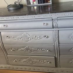 Wood Furniture Painted Grey 