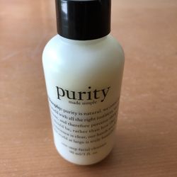 Philosophy Purity Made Simple 3 Oz Facial Cleanser.