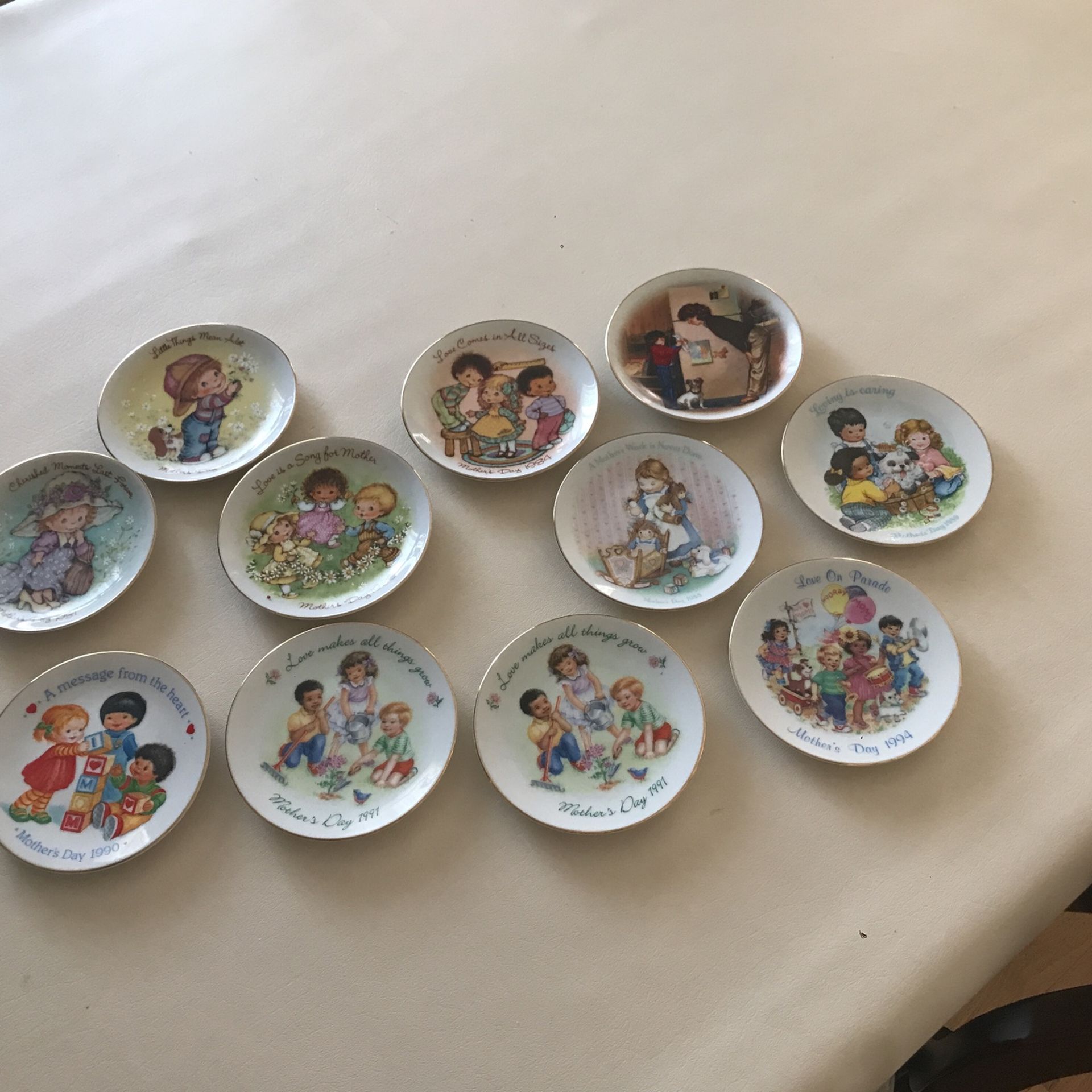 5 Inch Precious Moments Mother’s Day Plates