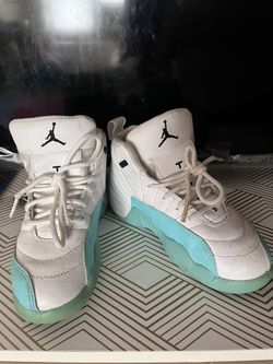 Jordan 12s store light aqua