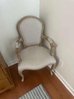 French Provincial Louis XV Style Armchair
