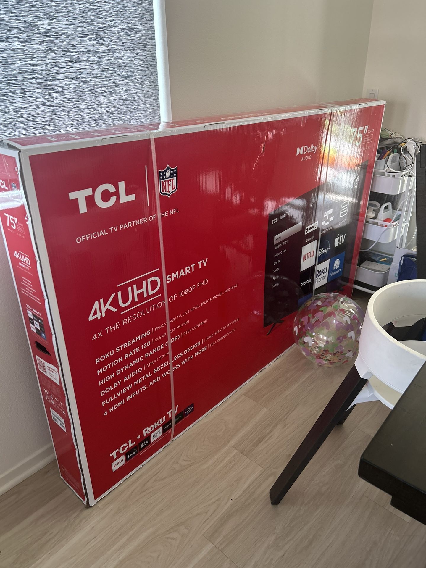 75’ TCL  4K UHD Smart RV