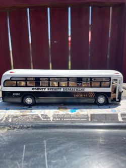 Vintage Homie Diecast Sheriff Department Bus