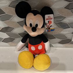 New Disney Mickey Mouse Plush 15”