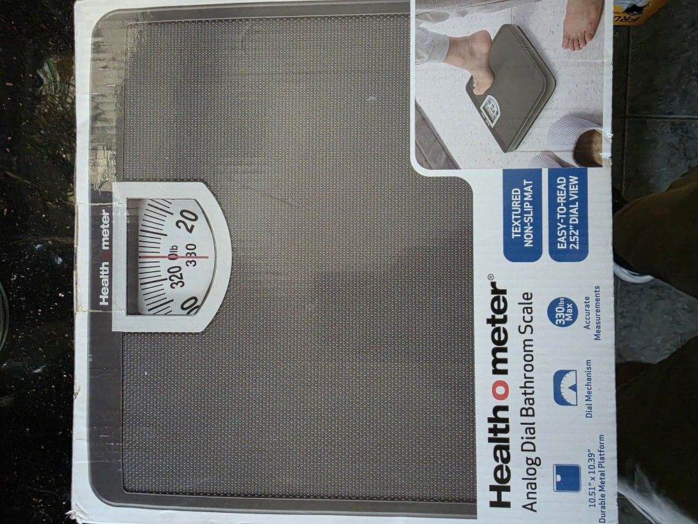 Health o meter Analog Dial Bathroom Scale
