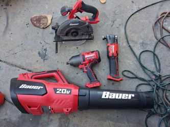 4 piece Bauer Power Tool Set