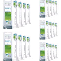 5pack=20B) Philips Sonicare W2 Optimal White, Standard Sonic Toothbrush Heads
