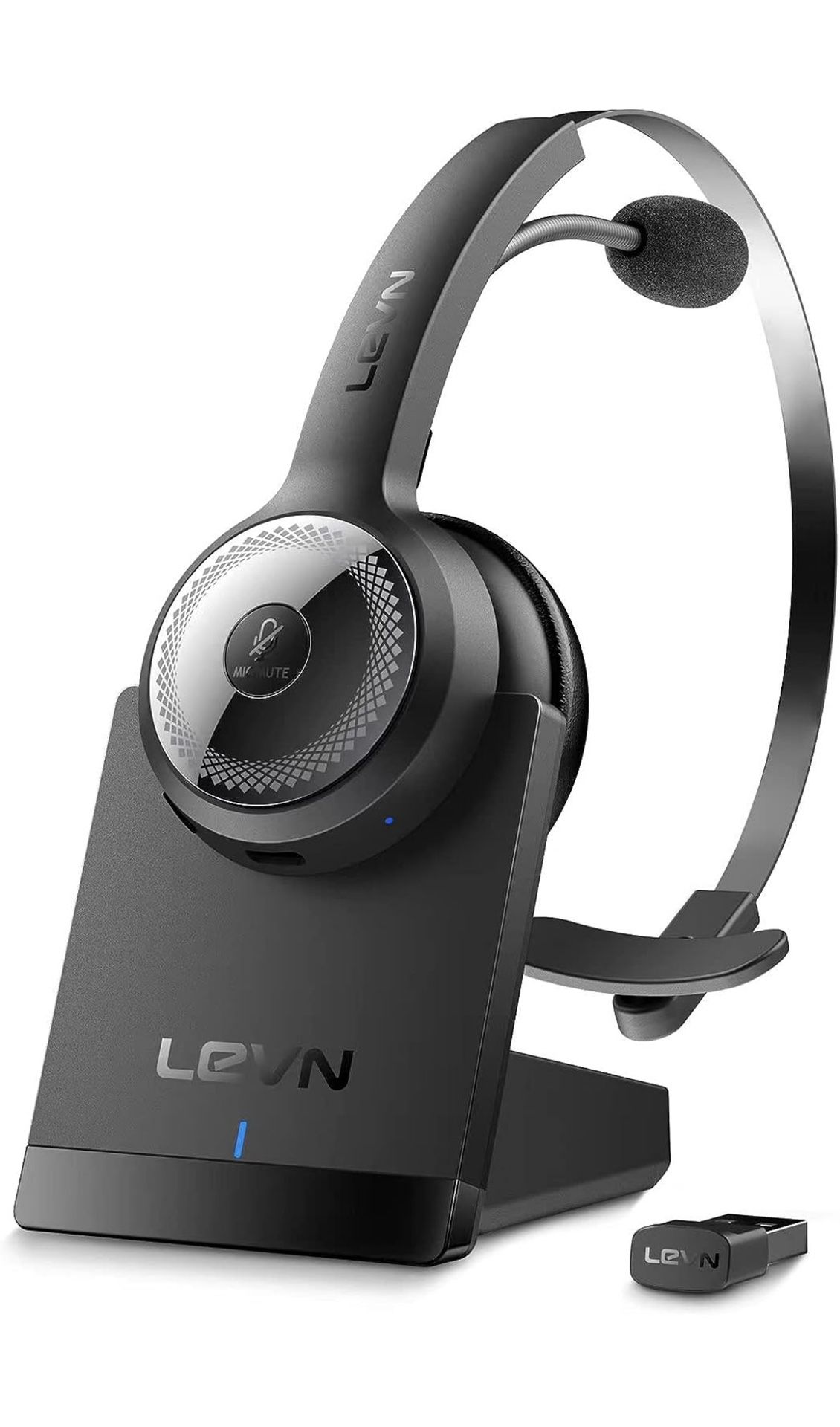 LEVN Bluetooth Headset 5.0 W Microphone