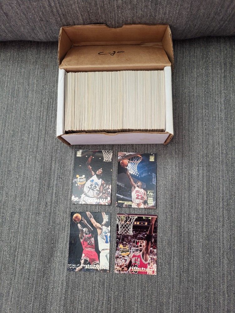1993 Topps Stadium Club Basketball Card Complete Set Series 1 and 2 Michael Jordan Shaq HOF
