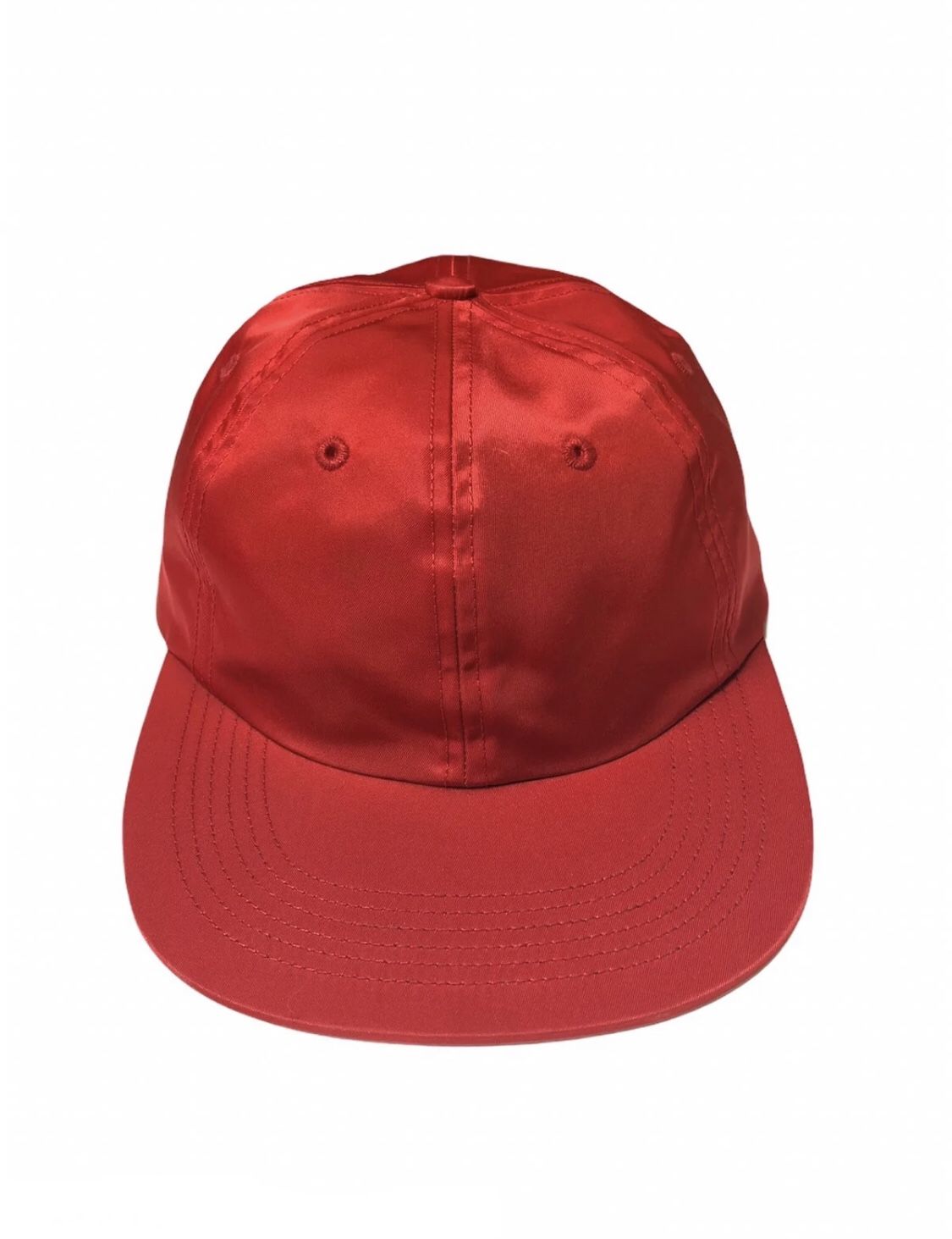 Supreme Red Strap Logo 6-Panel Hat