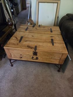 Large antique coffee table