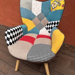 Fun Patchwork Armchair! 🪑🌈