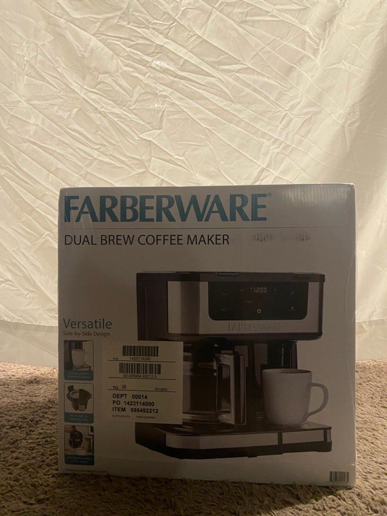 Farberware dual brew side by side coffee maker for Sale in Tulare, CA -  OfferUp