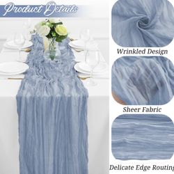 Dusty Blue Cheesecloth 