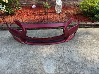 2014 infiniti red front bumper