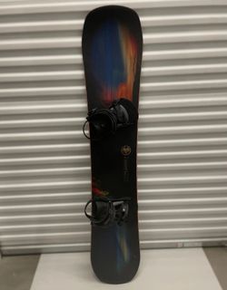 2023 Never Summer Proto FR 166DF Snowboard Union Falcor Large L Bindings Black