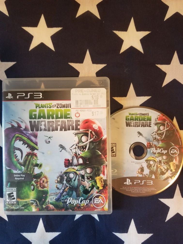 Plants Vs Zombies Garden Warfare (PS3)