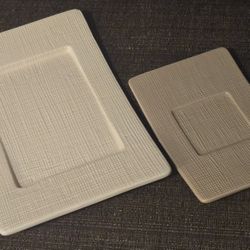 PartyLite Linen Pillar Candle Holders