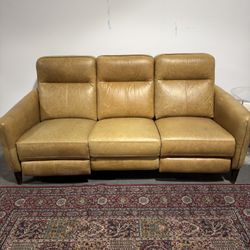 Electric Recliner Couch And Separate Single Recliner Included