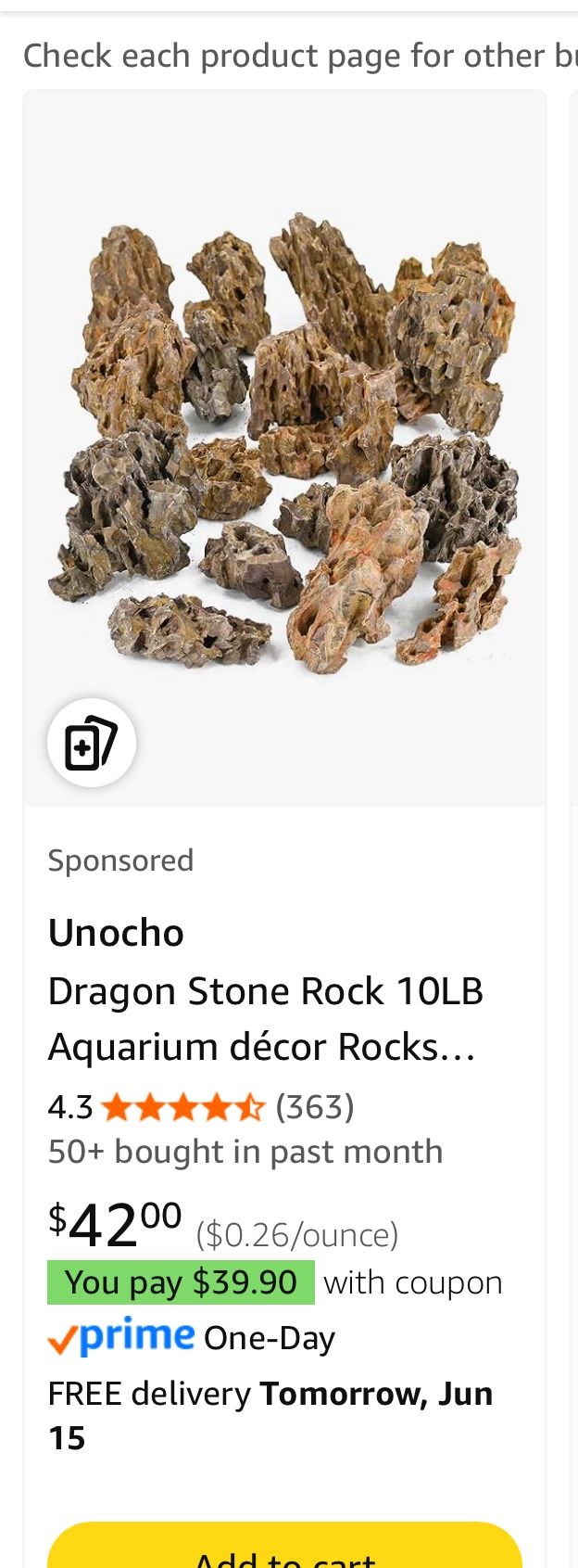 Dragons Aquarium Rocks