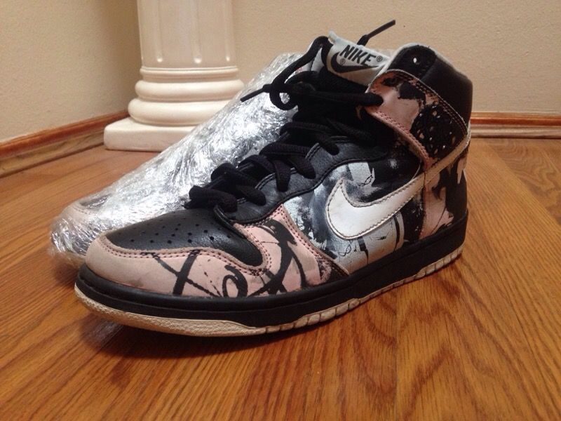 Sneakers Bape X Unkle Futura X UNKLE X Nike Dunk High Pro SB