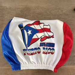 Puerto Rico Flag Automobile Headrest Cover