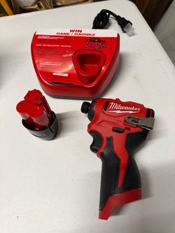 Milwaukee M12 Brushless Impact Driver with Battery and Charger
